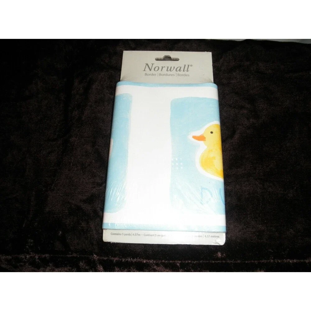 NEW by NORWALL WALLPAPER BORDER CHILDREN DUCKS (5 YARDS, 7